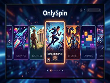 OnlySpinBet oyun kategorileri listesi arayüz ekran görüntüsü